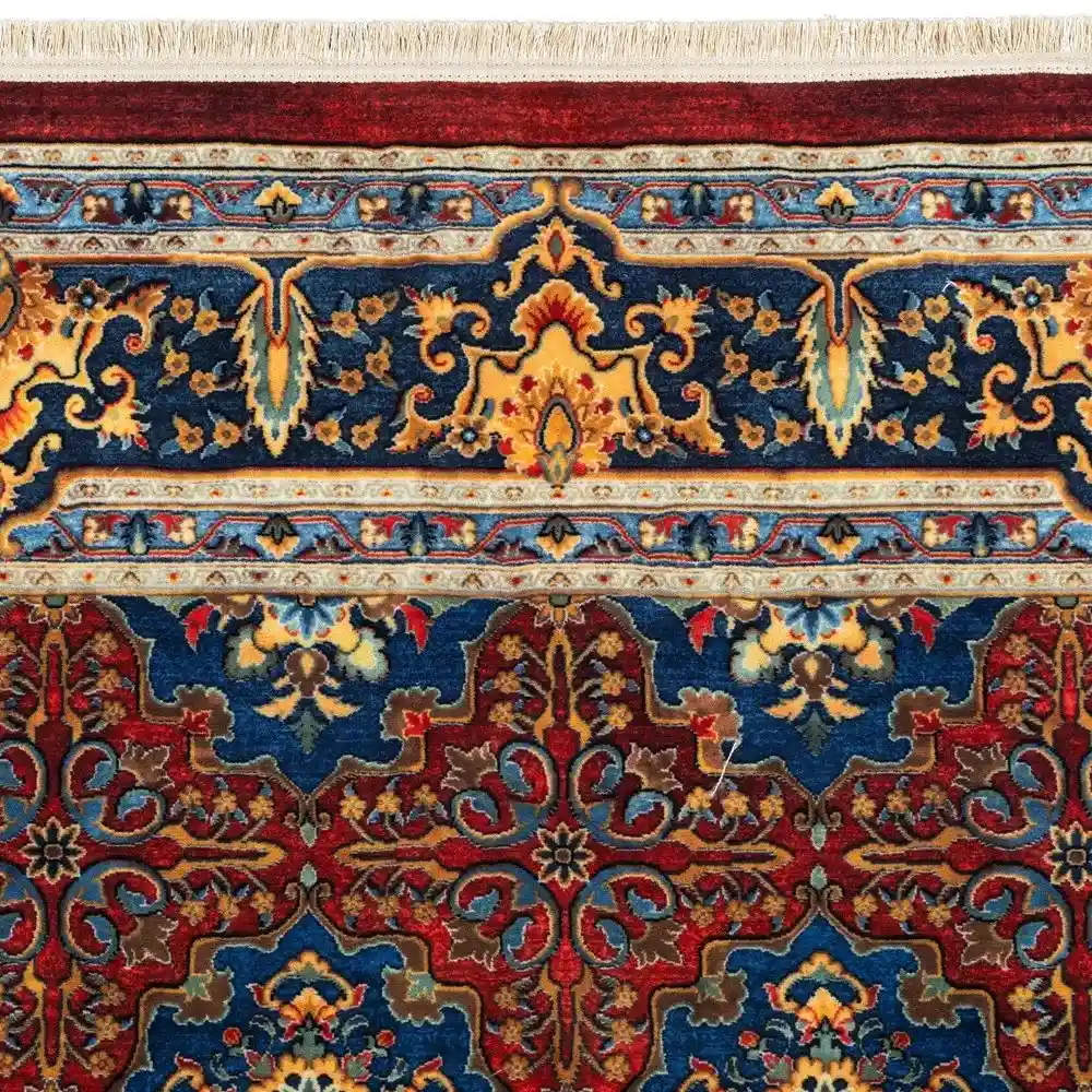فرش ماشینی سنتی طرح 25cs0350 لاکی 1000 شانه